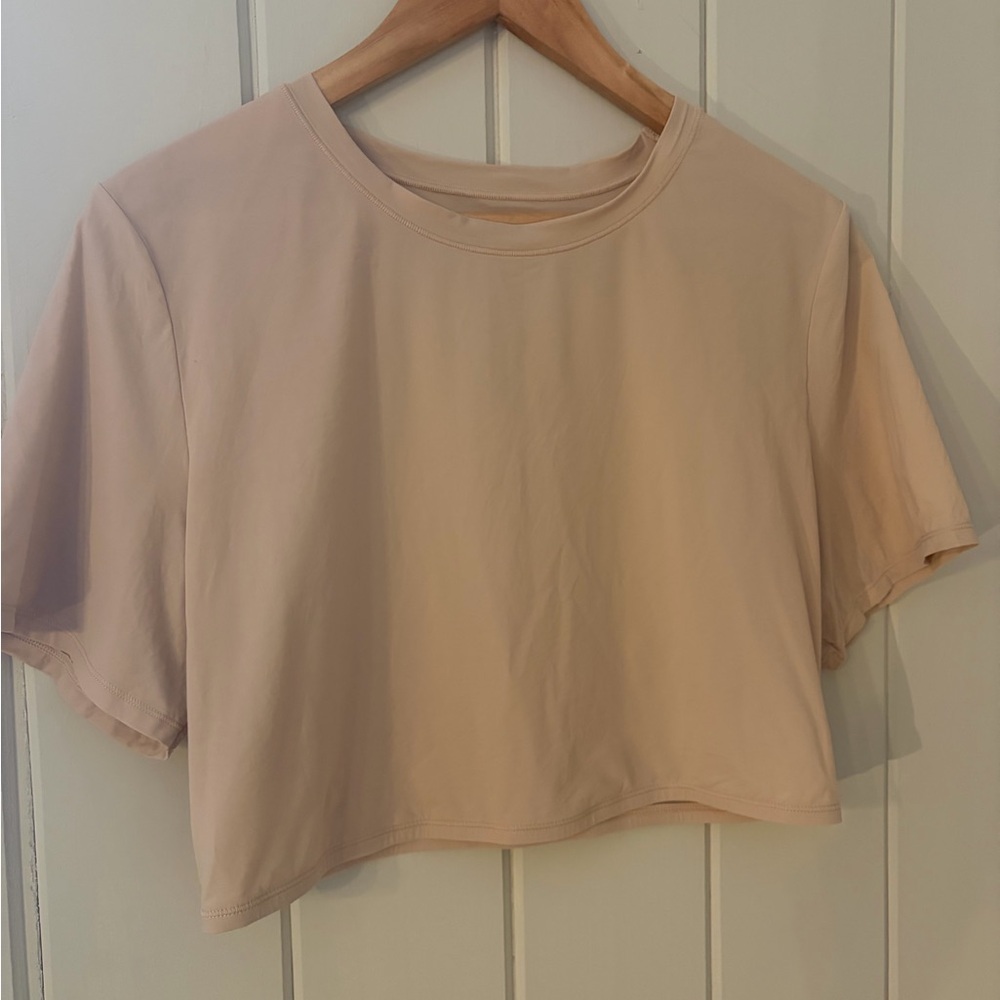 NWOT SKIMS Nude Fits Everybody Super Cropped Top women’s size 4X layer soft
